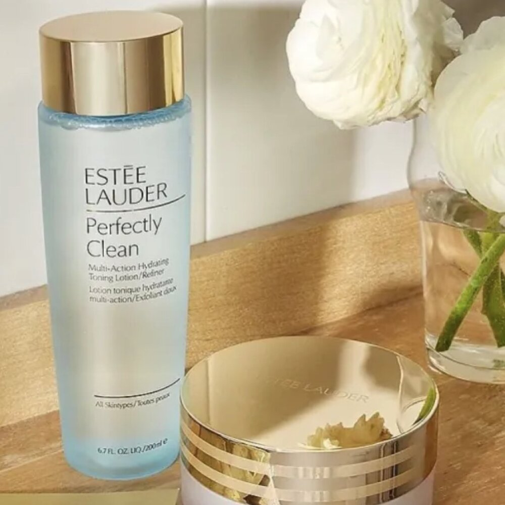 Estée Lauder Perfectly Clean Infusion Balancing Essence Treatment Lotion NEW